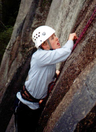 rock climbing adventure in NC