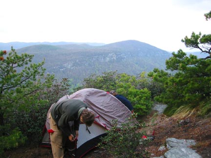 camping abroad at th gorge