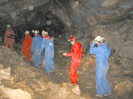caving as a team in TN