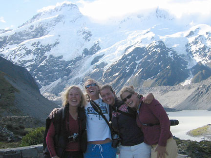 Near Mount Cook in NZ