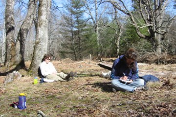 Studying outside